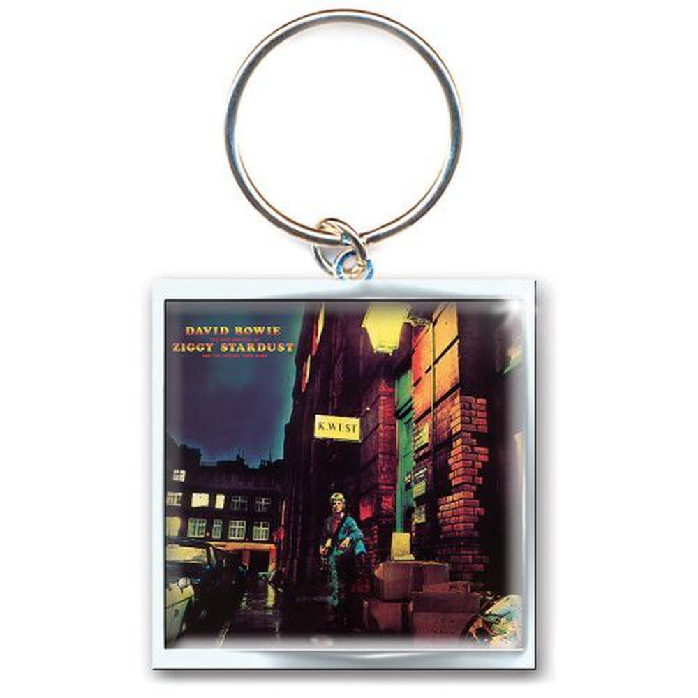 David Bowie - Ziggy Stardust Sleutelhanger - Multicolours